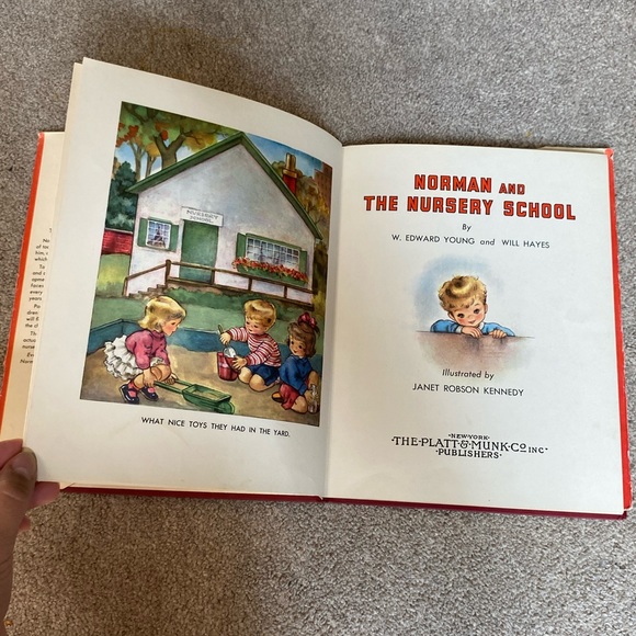 Norman And The Nursery School Hardcover Vintage Book - Picture 4 of 6